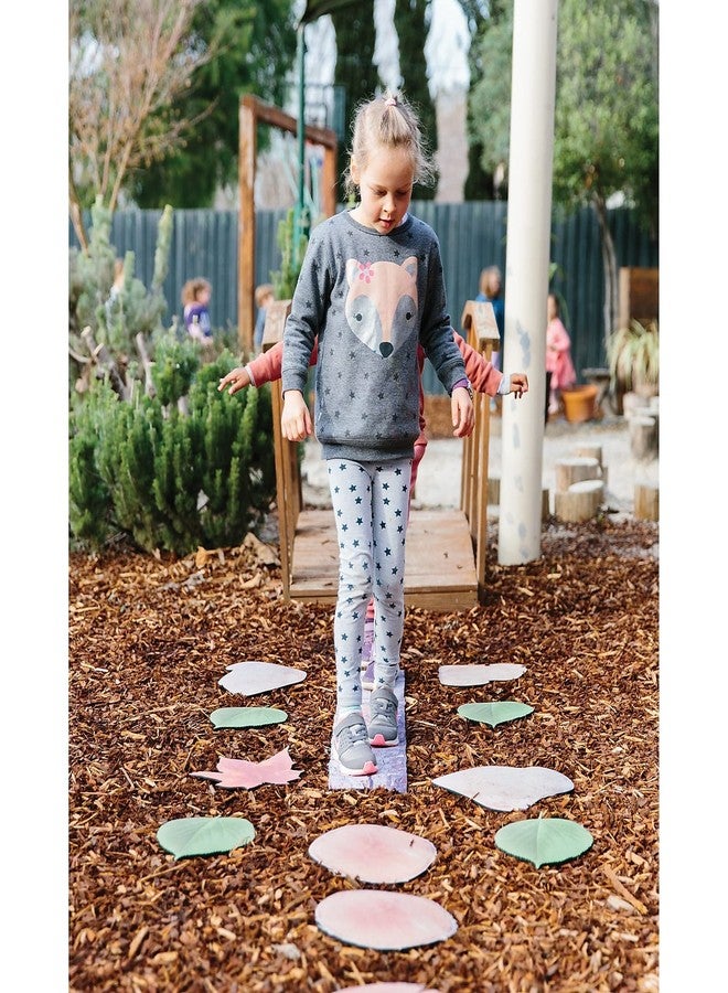 THE FRECKLED FROG - FF825 Nature's Footsteps - Set of 15 Nature-Inspired Rubber Mats - Ages 3+ - Forest-Themed Obstacle Course Mats for Games, Role Play and Physical Activity - Image 2